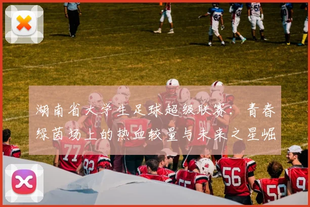 湖南省大学生足球超级联赛:青春绿茵场上的热血较量与未来之星崛起